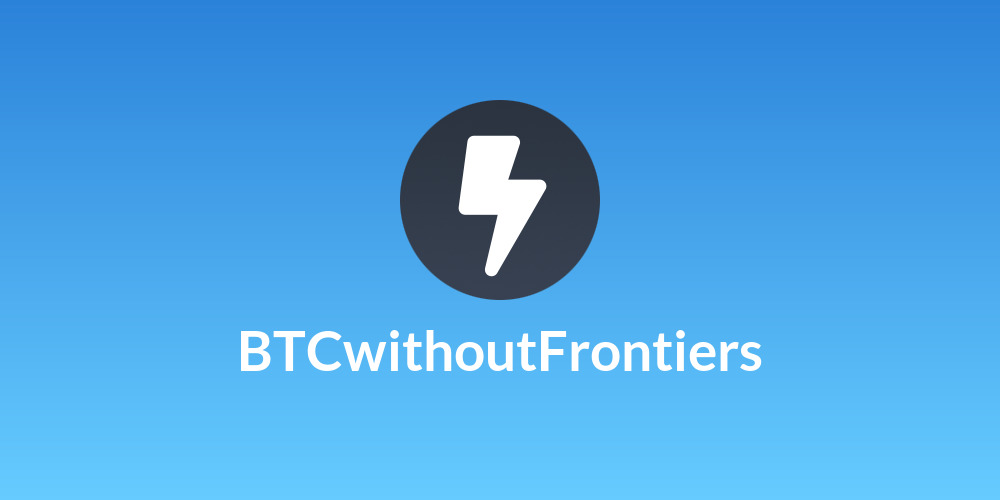 BTCwithoutFrontiers