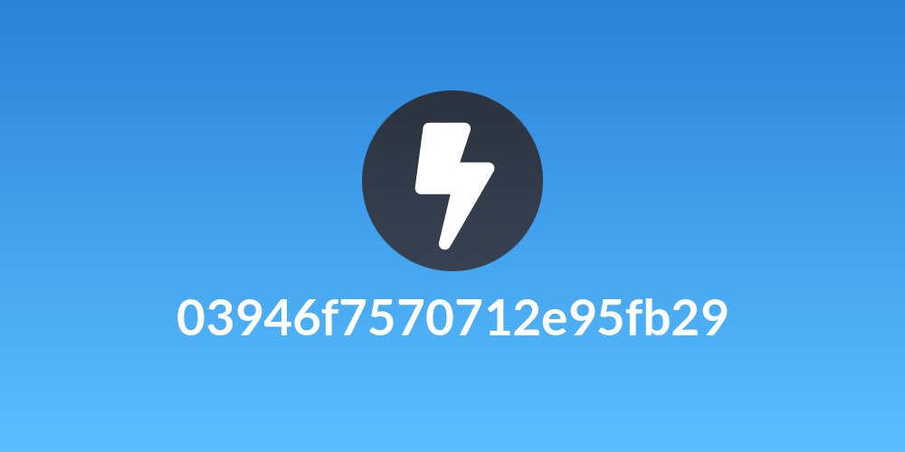 03946f7570712e95fb29