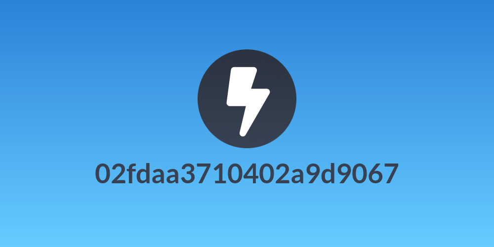 02fdaa3710402a9d9067