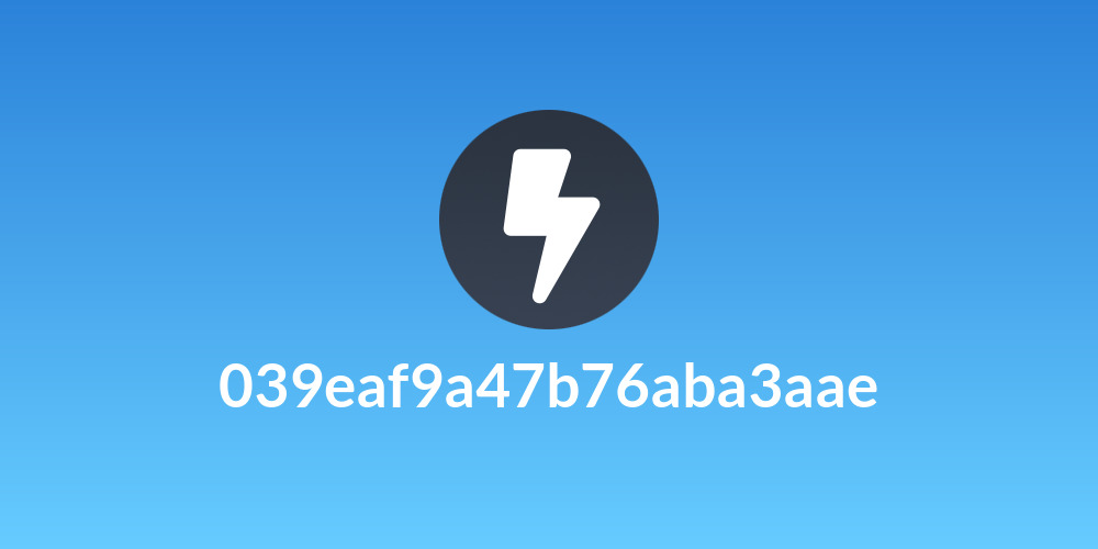 039eaf9a47b76aba3aae