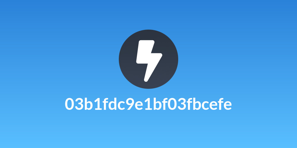 03b1fdc9e1bf03fbcefe