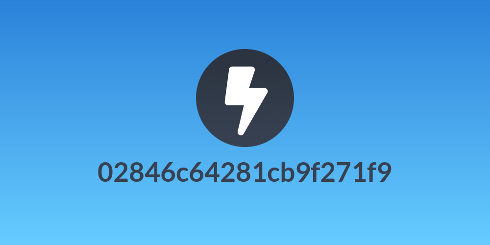 02846c64281cb9f271f9
