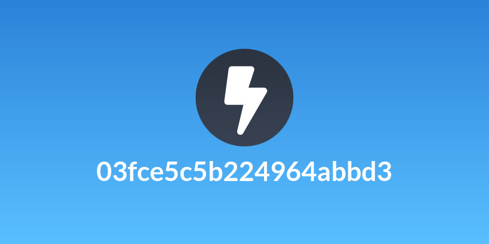 03fce5c5b224964abbd3
