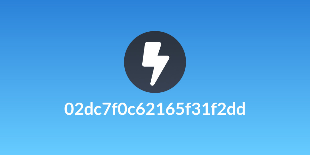 02dc7f0c62165f31f2dd
