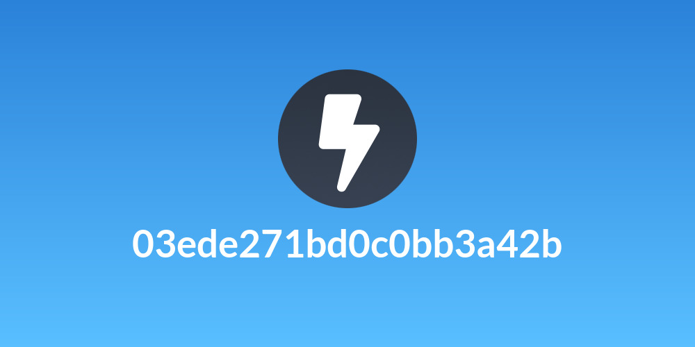 03ede271bd0c0bb3a42b