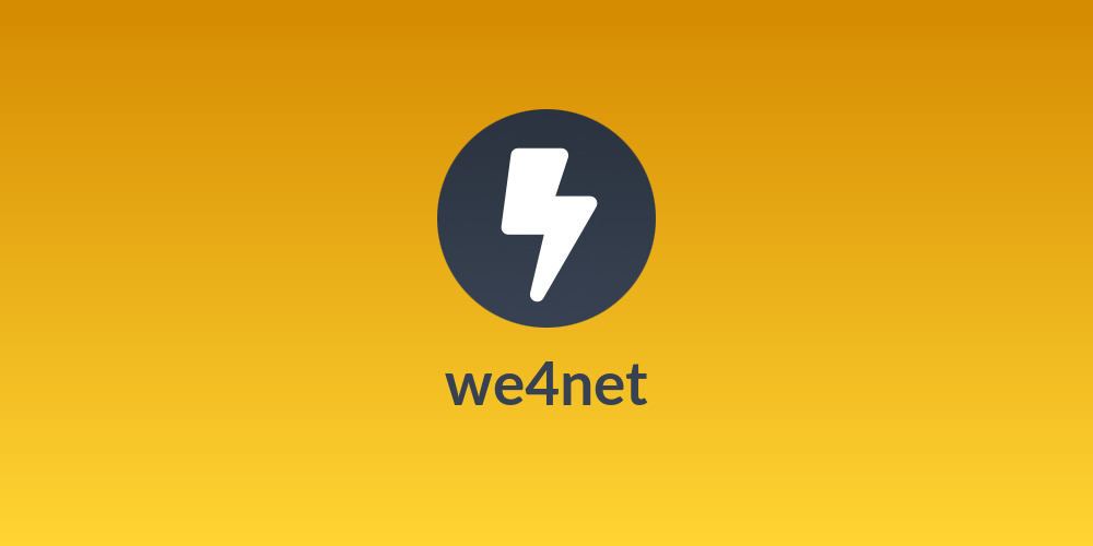 ⚡we4net⚡