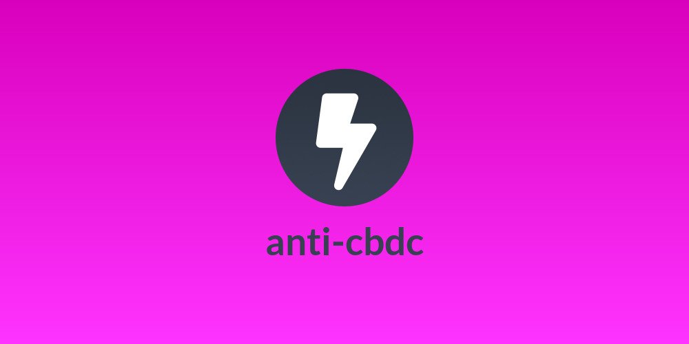 anti-cbdc