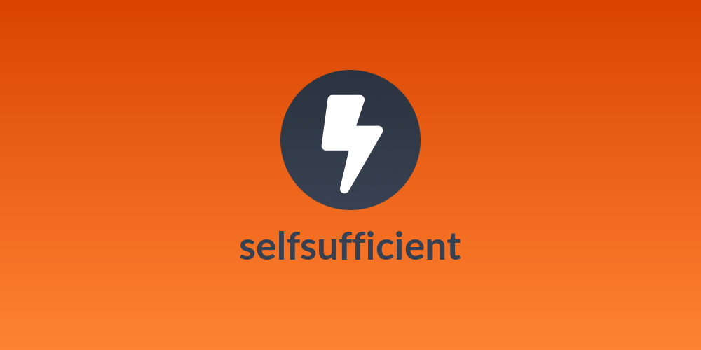 selfsufficient
