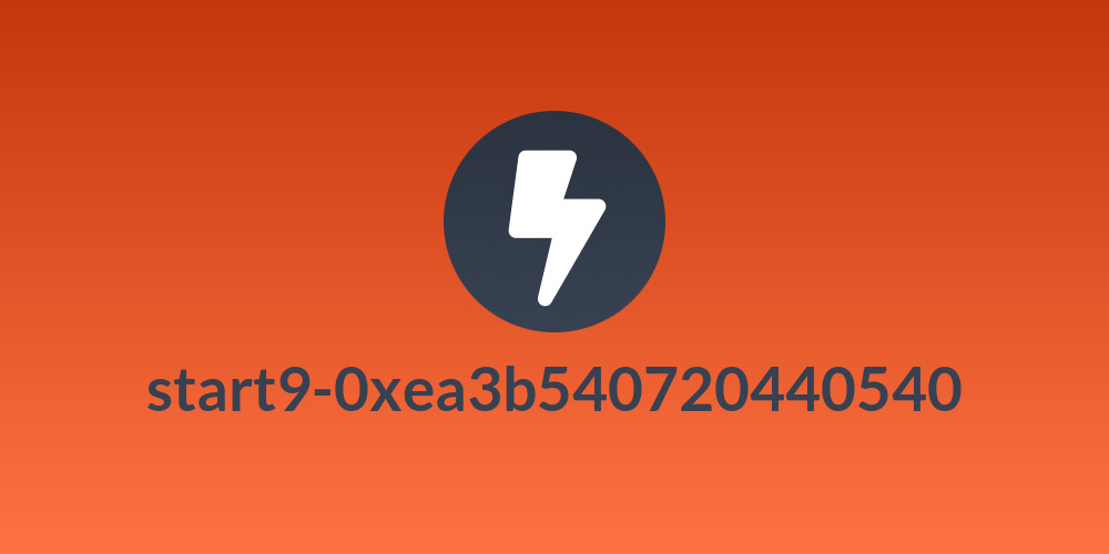 start9-0xea3b540720440540