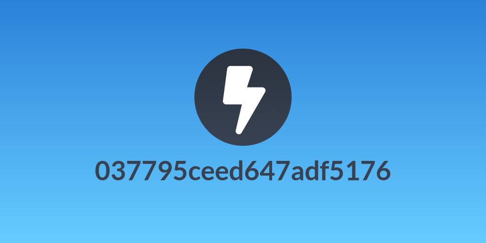037795ceed647adf5176