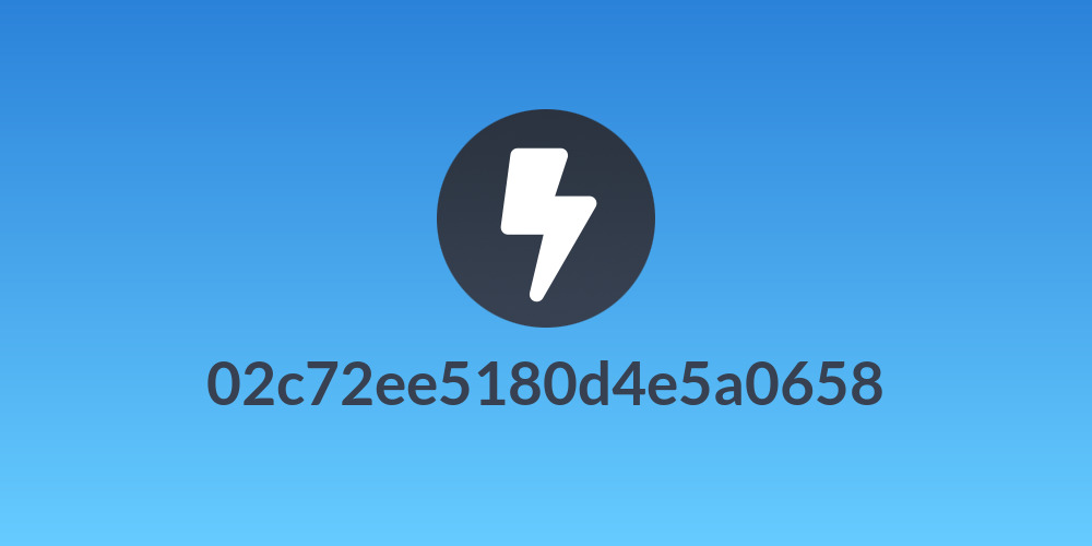02c72ee5180d4e5a0658