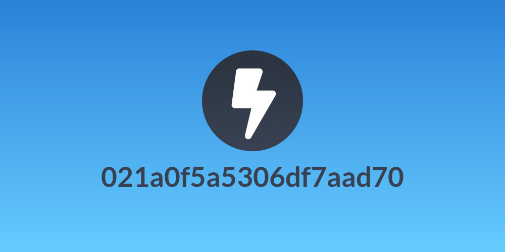 021a0f5a5306df7aad70