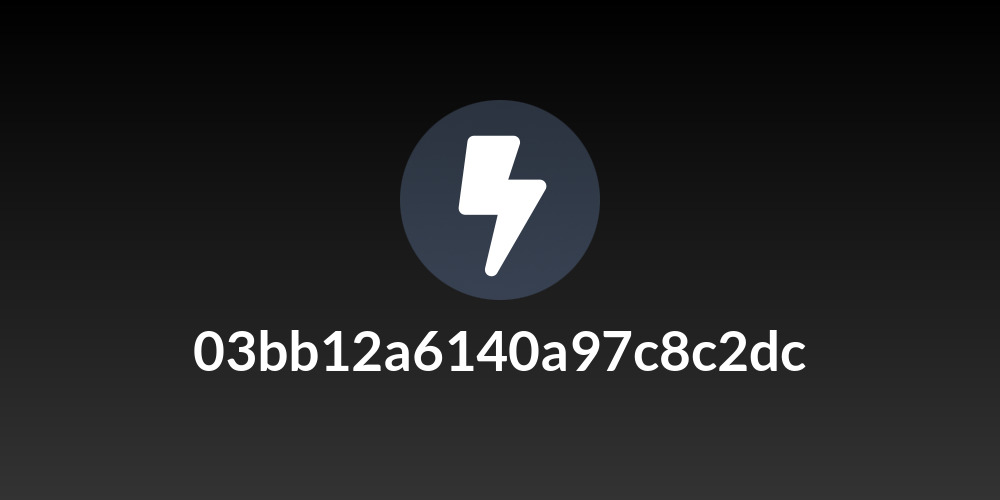 03bb12a6140a97c8c2dc