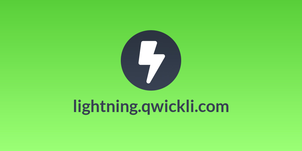 lightning.qwickli.com