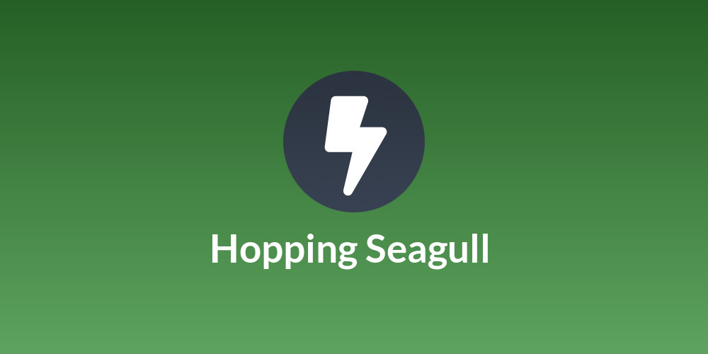 Hopping Seagull 🐦