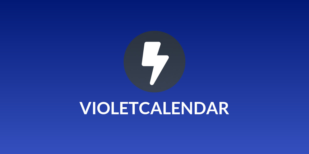 VIOLETCALENDAR
