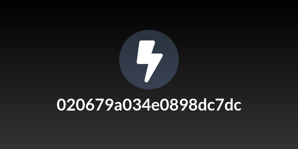 020679a034e0898dc7dc