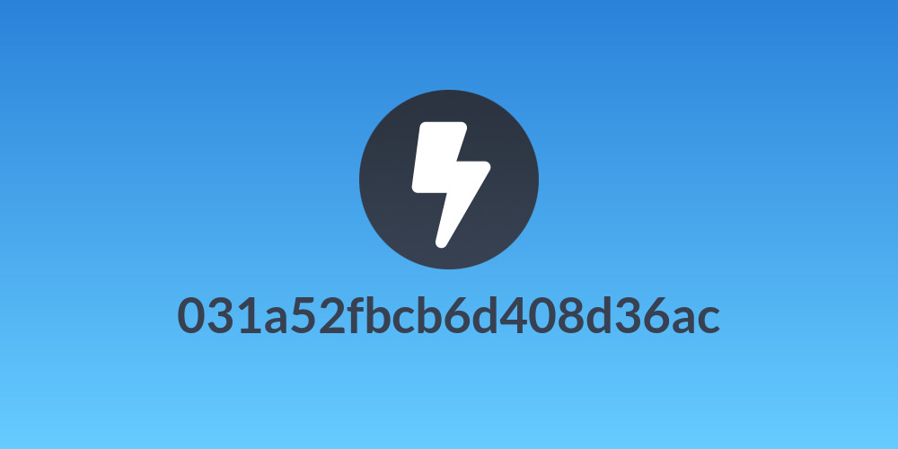 031a52fbcb6d408d36ac