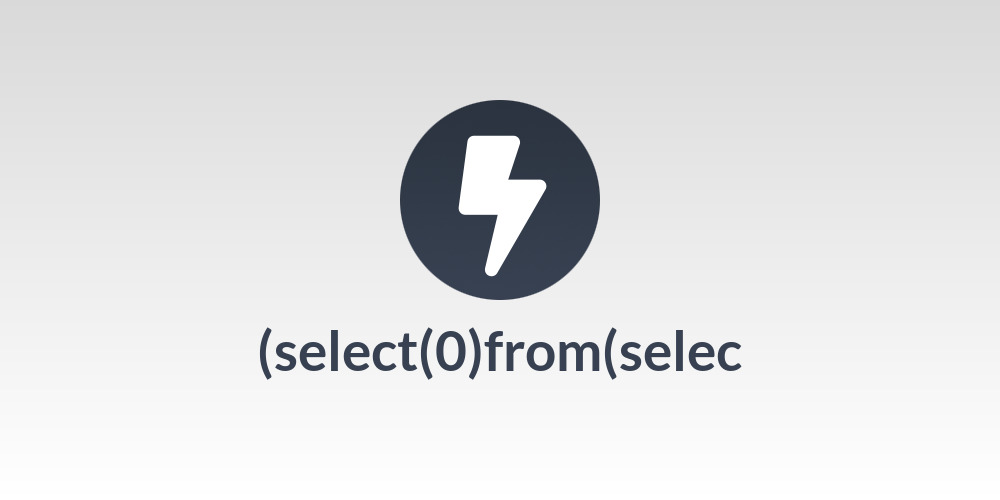 (select(0)from(selec