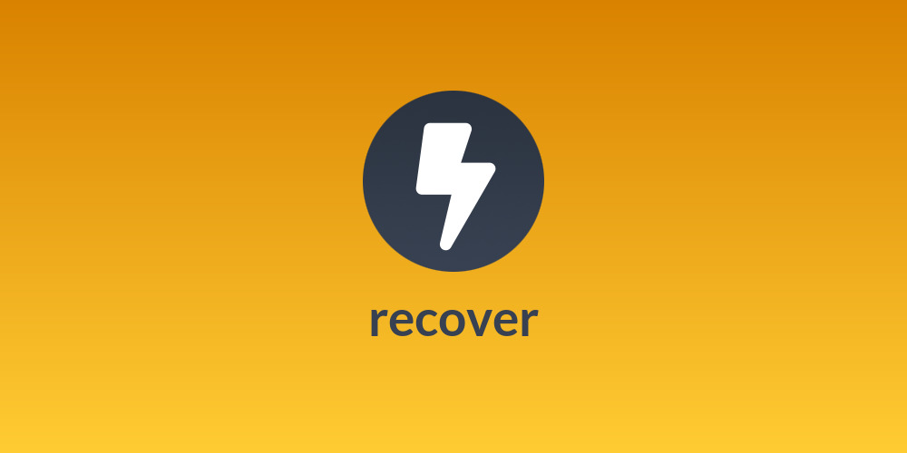 recover