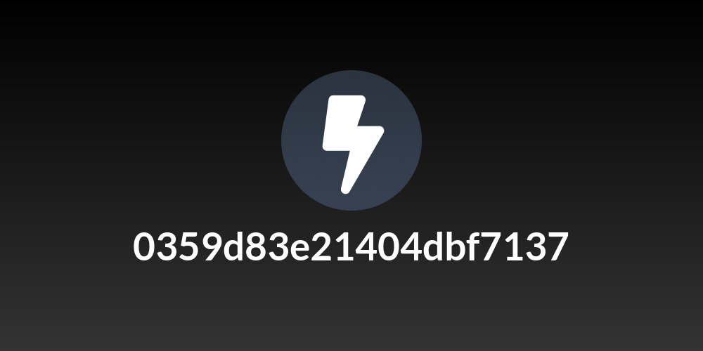 0359d83e21404dbf7137