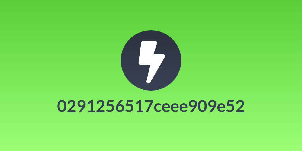 0291256517ceee909e52