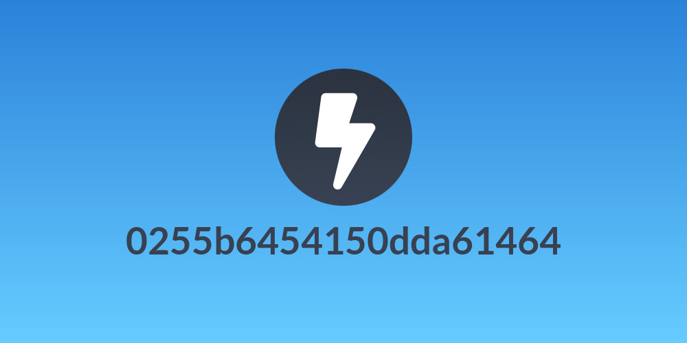 0255b6454150dda61464