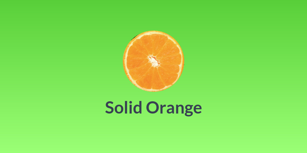 Solid Orange