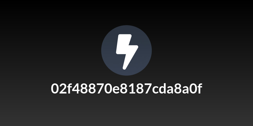 02f48870e8187cda8a0f