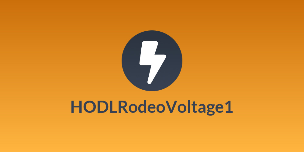 HODLRodeoVoltage1