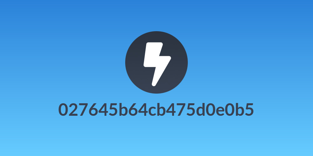 027645b64cb475d0e0b5