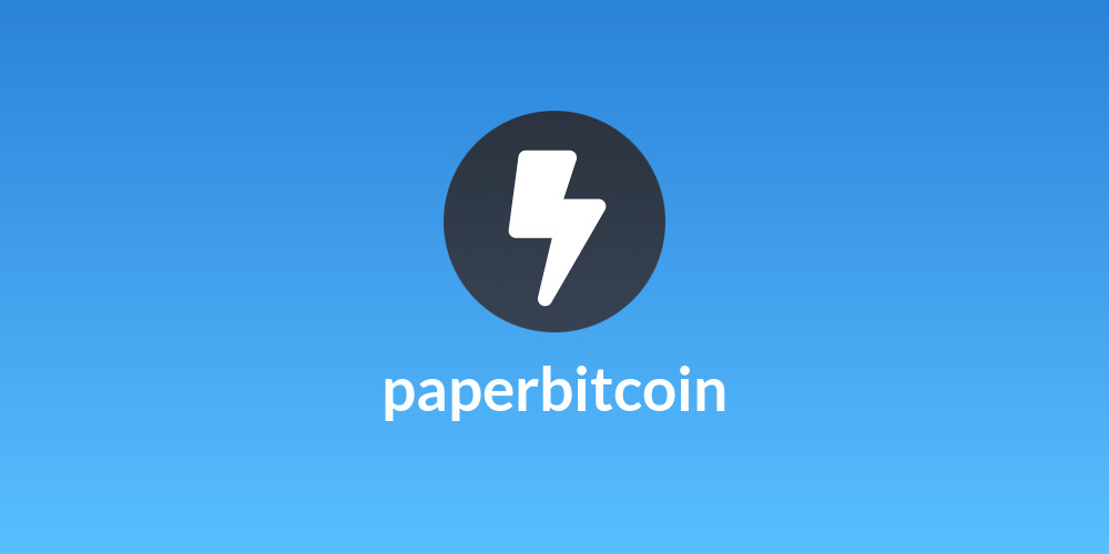 paperbitcoin