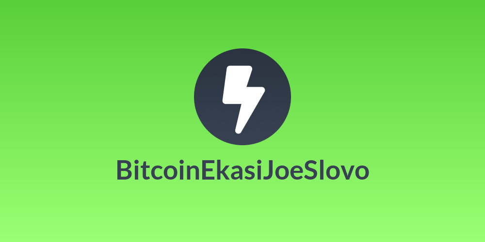 BitcoinEkasiJoeSlovo