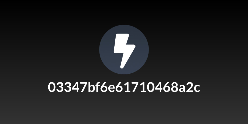 03347bf6e61710468a2c