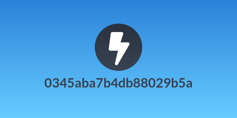 0345aba7b4db88029b5a