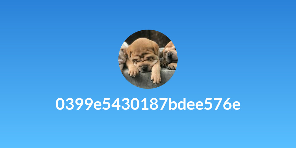 0399e5430187bdee576e