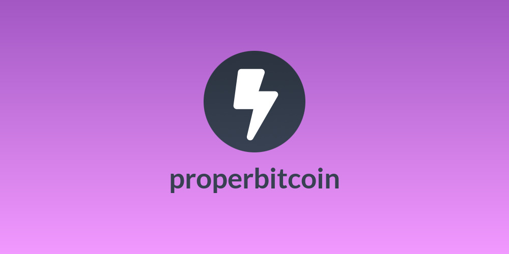 properbitcoin
