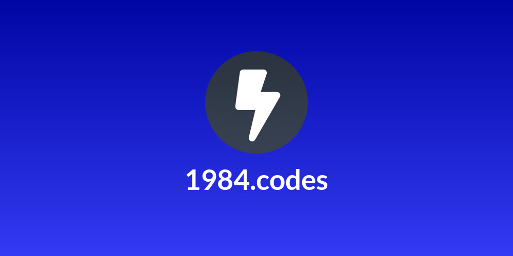 1984.codes