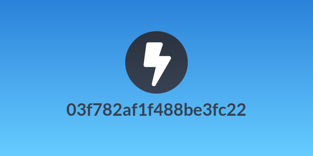 03f782af1f488be3fc22