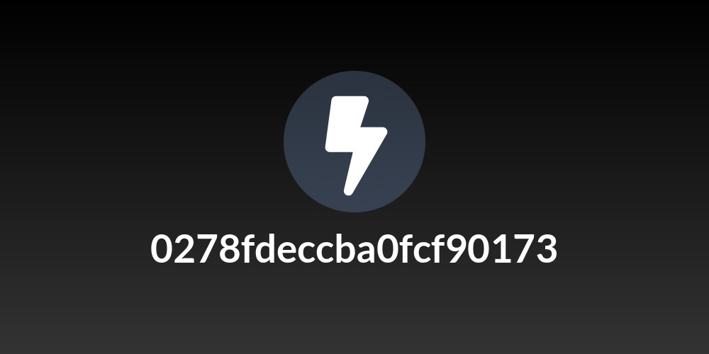 0278fdeccba0fcf90173
