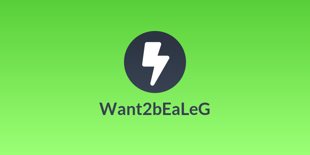 Want2bEaLeG