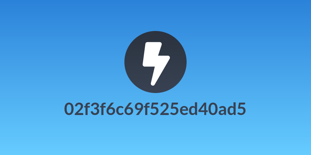 02f3f6c69f525ed40ad5