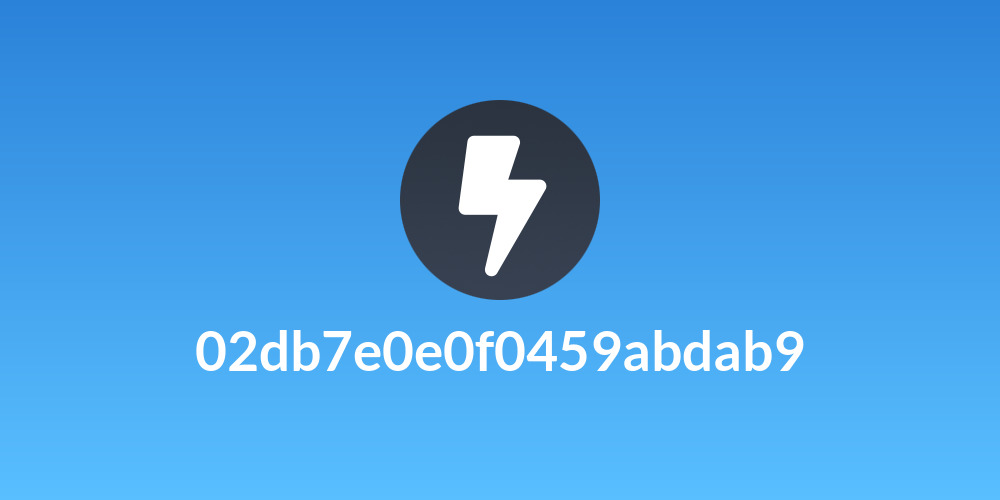02db7e0e0f0459abdab9