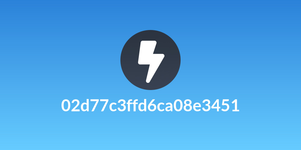 02d77c3ffd6ca08e3451