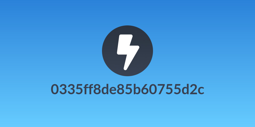 0335ff8de85b60755d2c