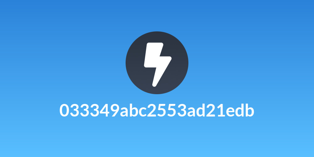 033349abc2553ad21edb