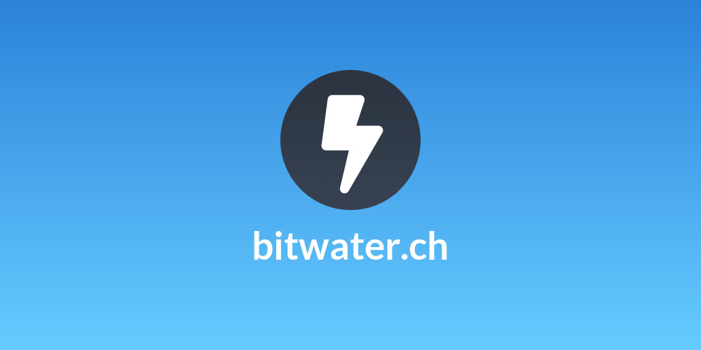 bitwater.ch