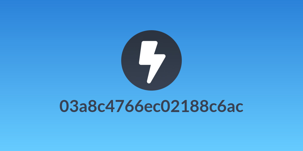 03a8c4766ec02188c6ac