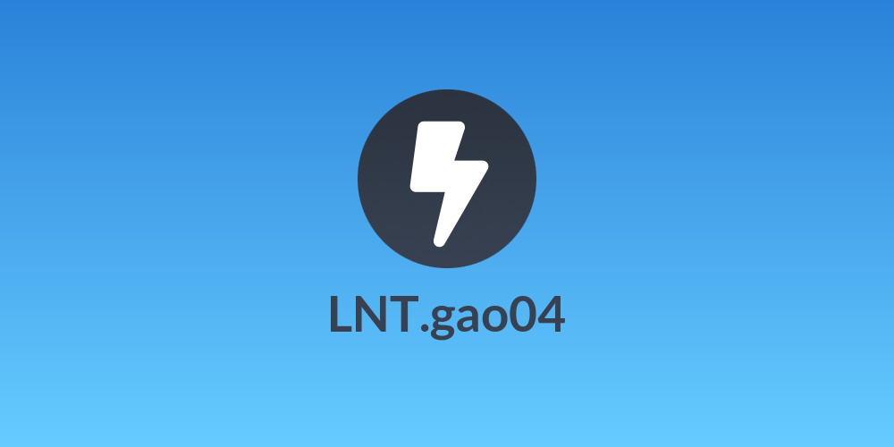LNT.gao04