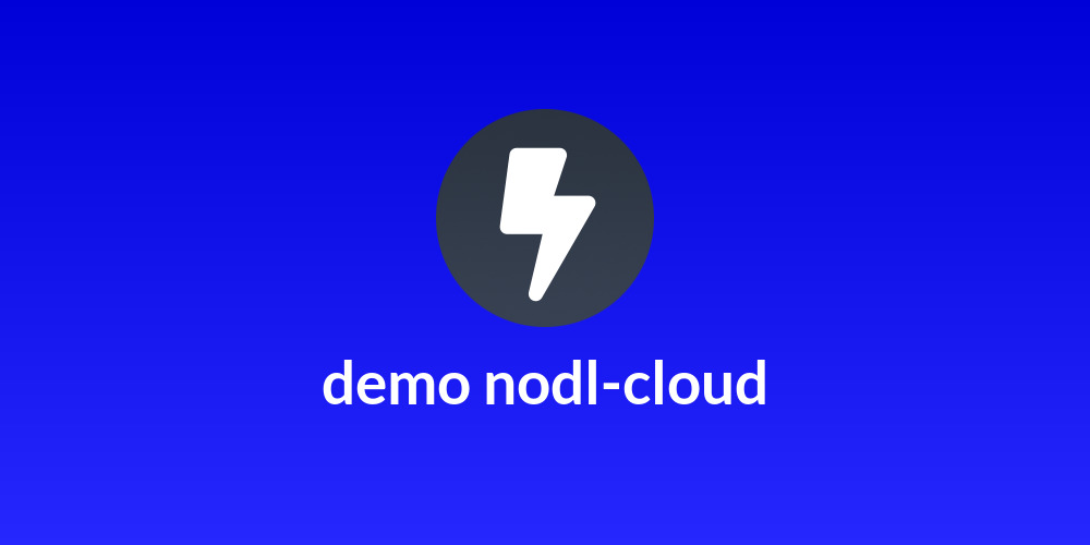 demo nodl-cloud